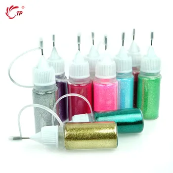

TP 10g/jar Nail Glitter Powder Chrome Pigment Powder Laser Nail Art Decorations Manicure Dust DIY Chrome Gel Polish Iridescent