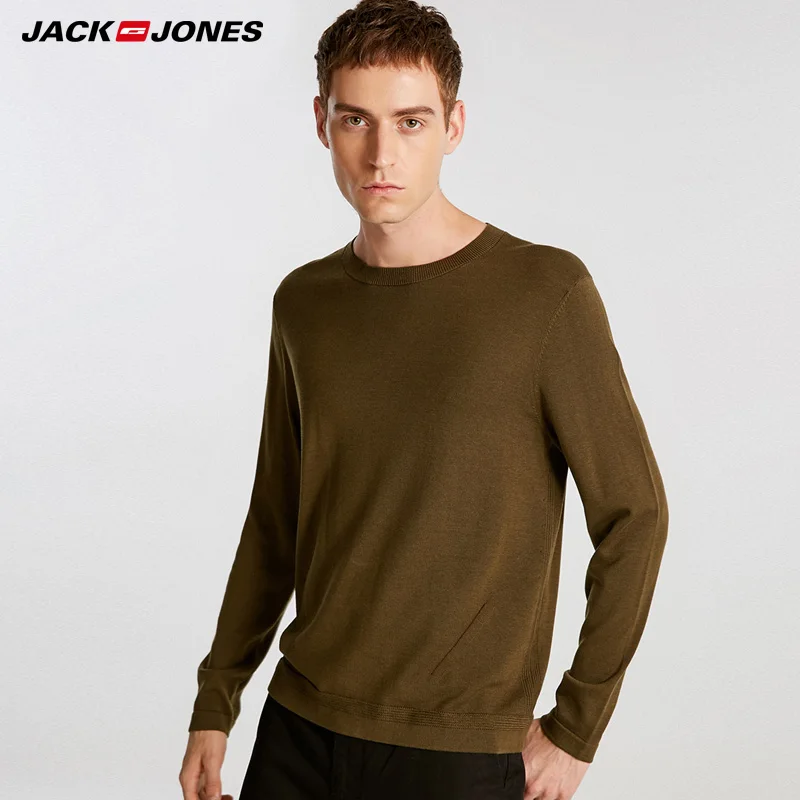 JackJones весна лето новый мужской шерстяной трикотаж 218324502