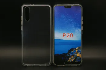 

100pcs/lot transparent smooth Soft TPU Cover Case For Huawei P20
