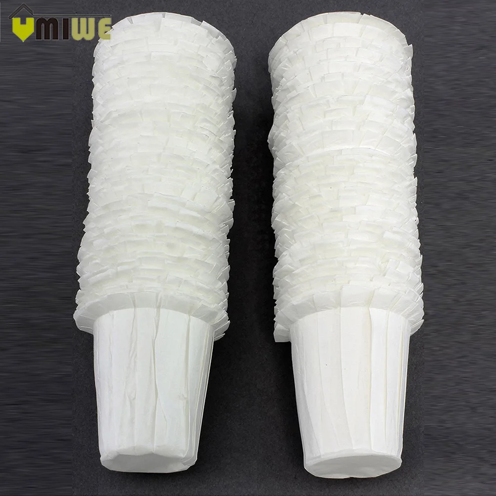 100pcs Disposable Coffee Filter Paper Cup Filters Cups Replacement K