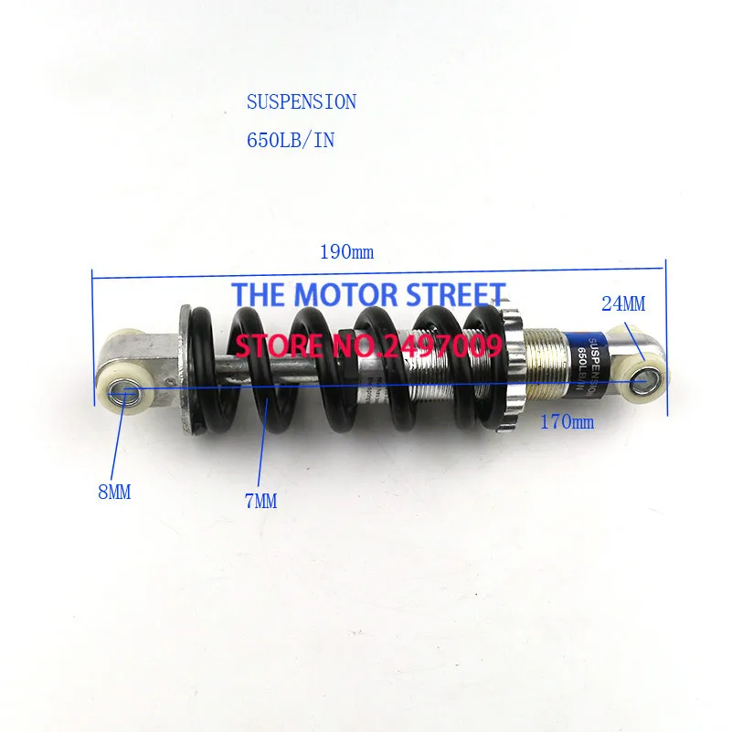 Хорошее качество 170 мм* 650LBS воздушный амортизатор мотоцикла задняя подвеска для складного велосипеда запчасти для велосипеда задний амортизатор двигателя скуте