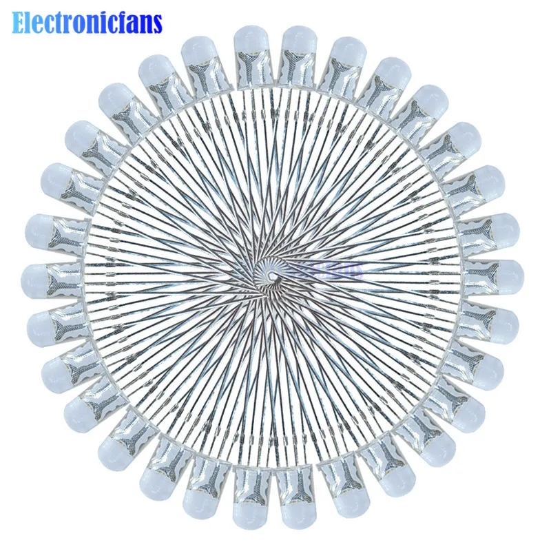 100 шт. разноцветные светодиодные диоды 4 контакта 5 мм|rgb led diode|led diodelight emitting diode |