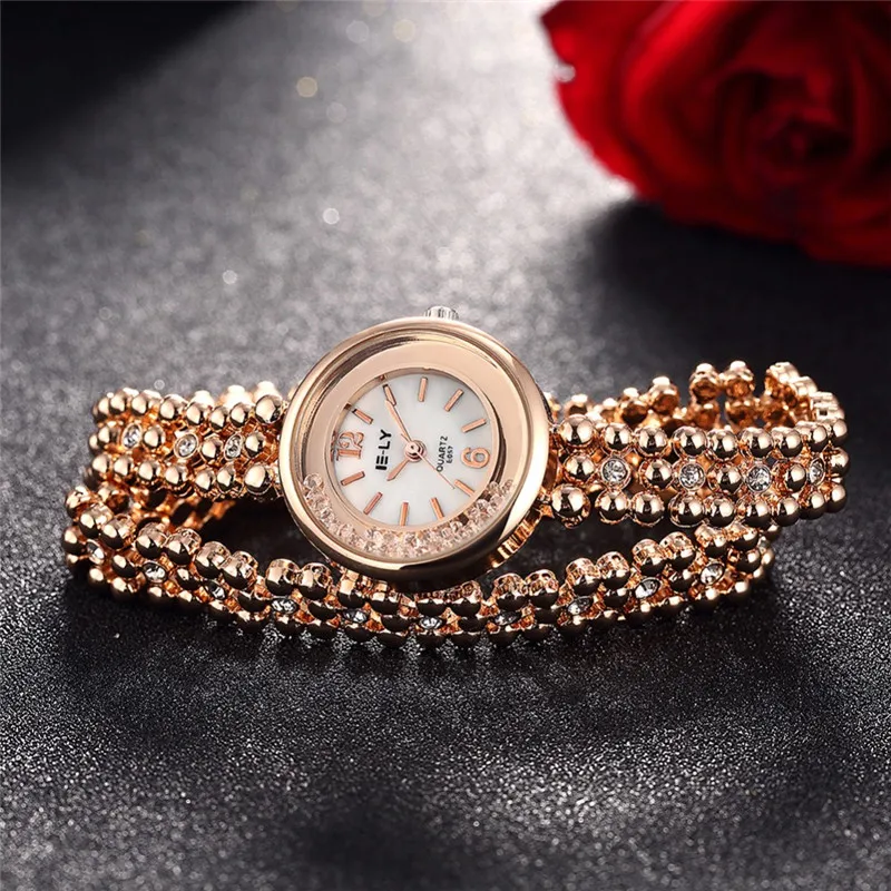 Часы с бриллиантовым браслетом Роскошные ювелирные аксессуары женские наручные часы винтажное платье кварцевые часы женские часы