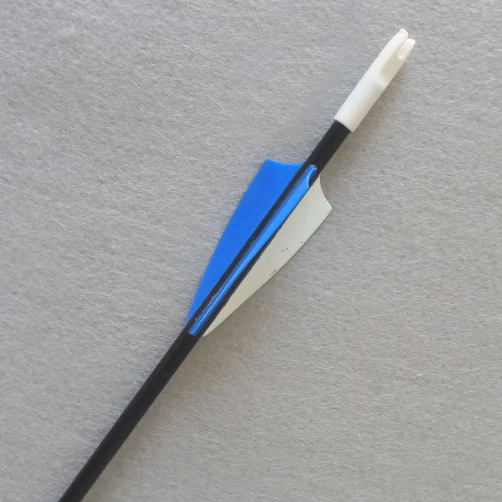 Billige 6 12 stücke 31 Zoll Fiberglas Pfeil Wirbelsäule 800 mit Pfeilspitze für Schießen Jagd Verbindung Recurve Bogenschießen Jagd Bogen