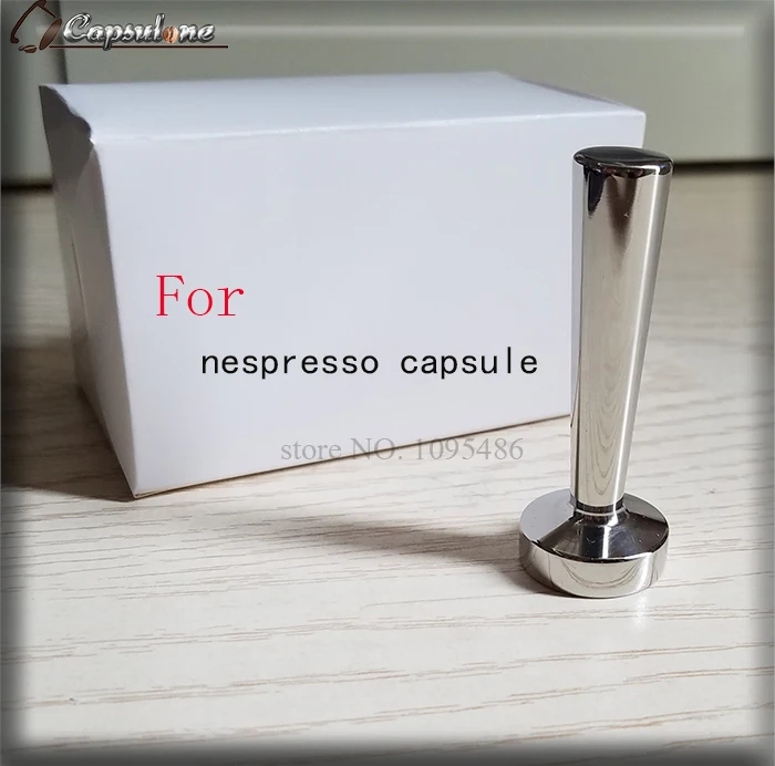  capsulone coffee tamper/be used for: Espresso refillable coffee Capsule cups compatible nespresso machines 