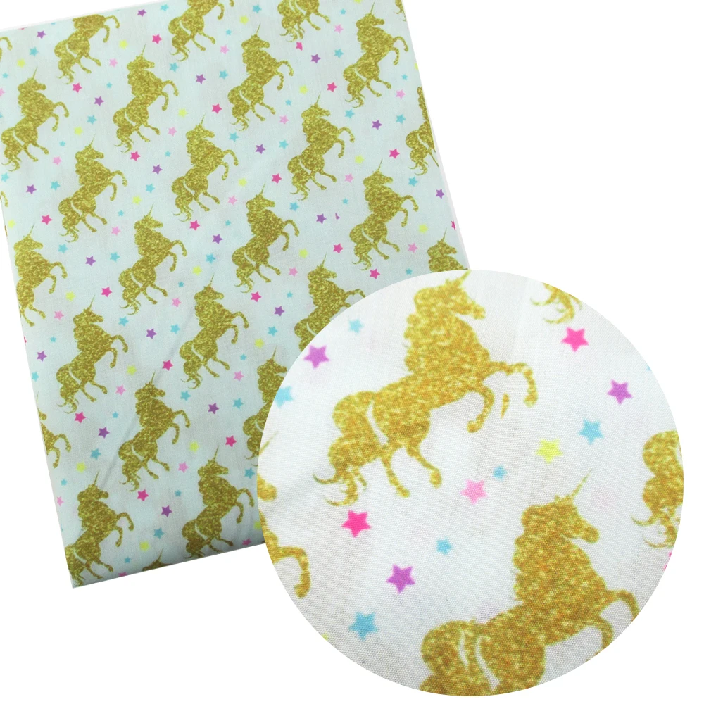 

david angie 50*145cm Printed Polyester Cotton Fabric For Tissue Kids Bedding home textile Cloth Cushion Bag,58003