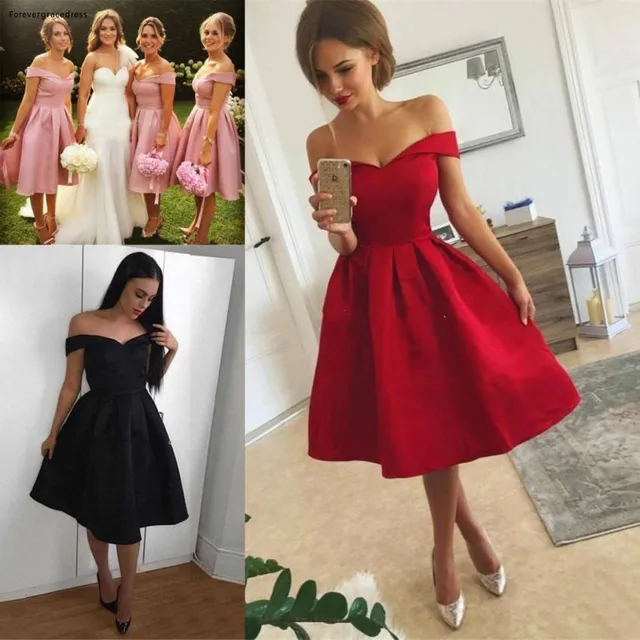 Special Price 2019 Knee Length Bridesmaid Dress Short Western Summer Country Garden Formal Wedding Party Guest Maid of Honor Gown Plus Size Special Price 2019 Knee Length Bridesmaid Dress Short Western Summer Country Garden Formal Wedding Party Guest Maid of Honor Gown Plus Size