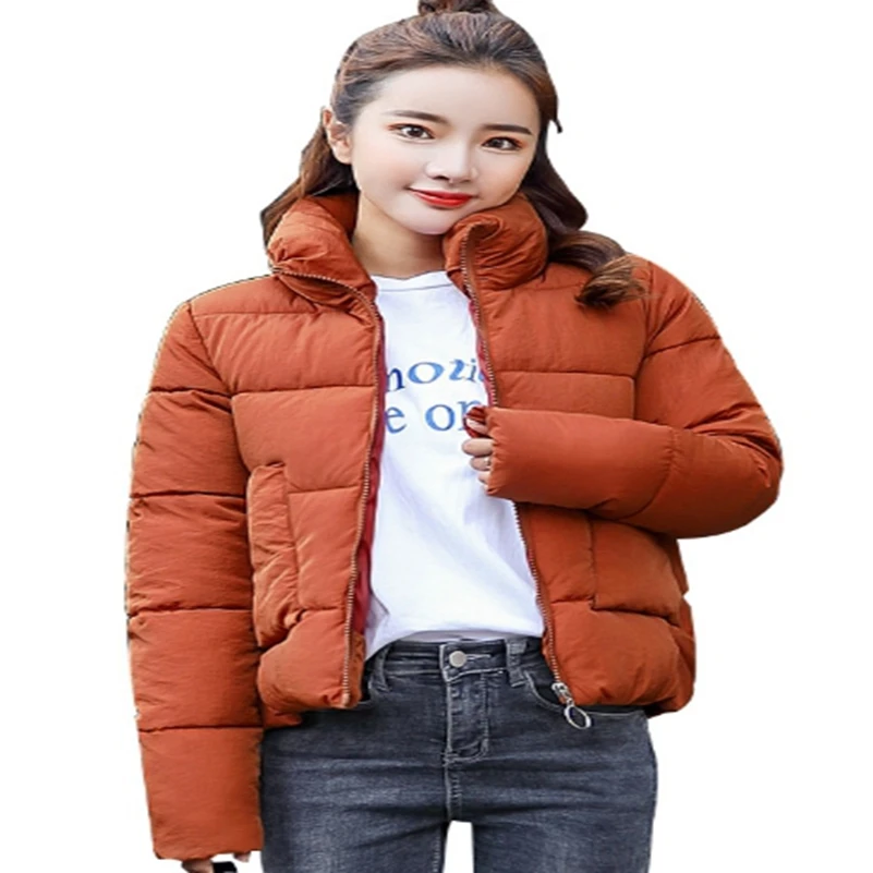

Female 2018 autumn winter new style cotton dress, down cotton, slim neck, cotton collar, woman.