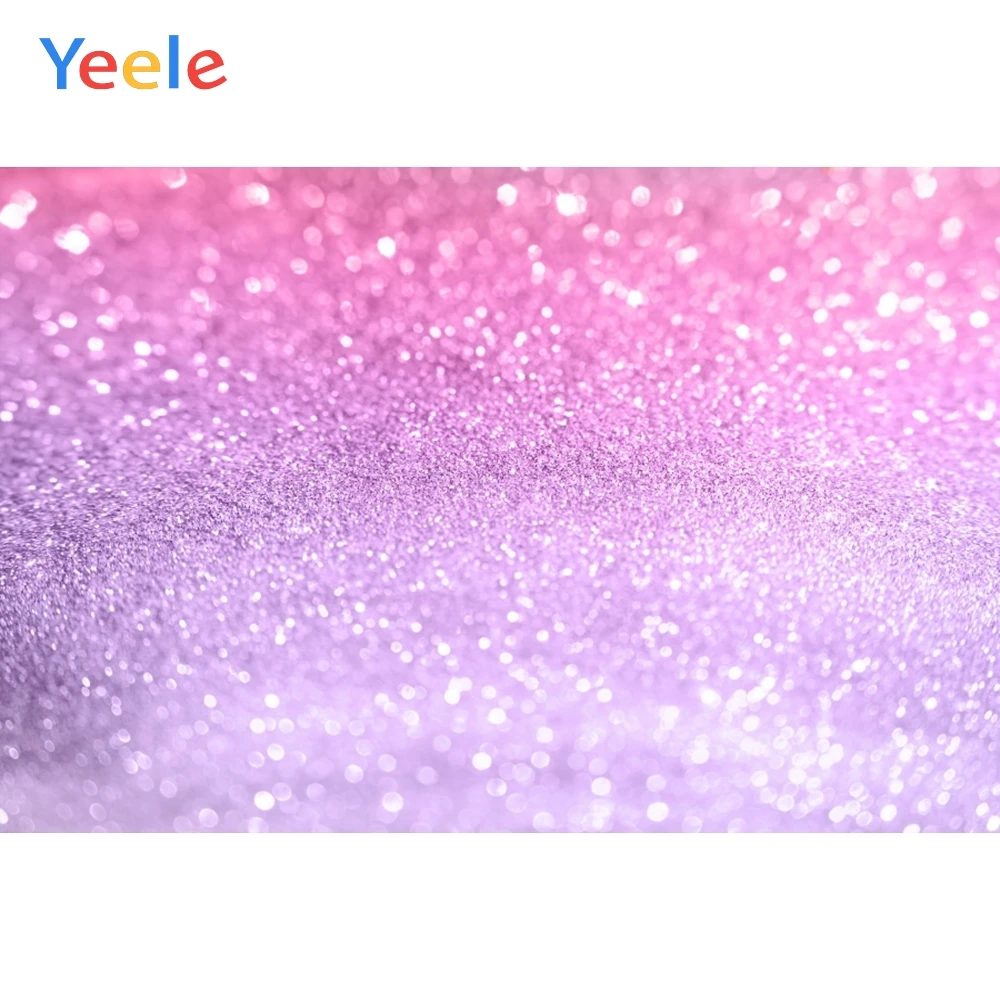 

Yeele Lavender Glitter Bokeh Backdrops Baby Portrait Photography Background Customized Photographic Backdrop For Photo Studio