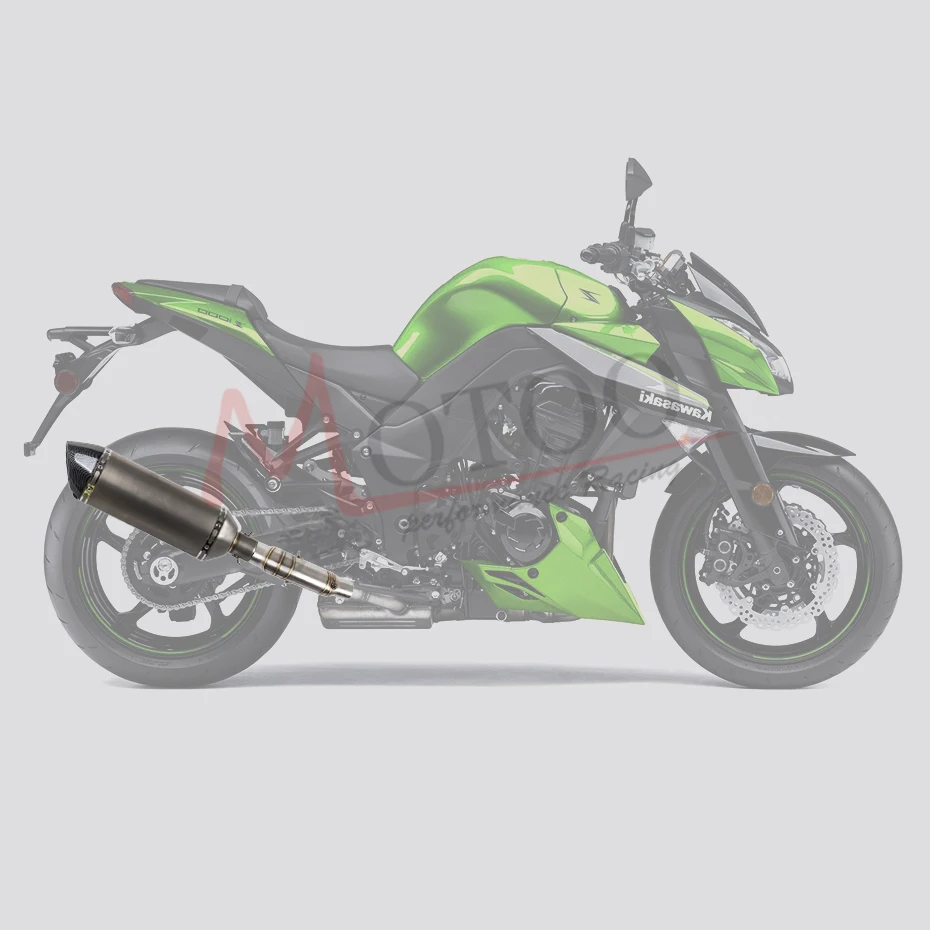 Для Kawasaki Z1000 2010 2011 2012 2013 без шнуровки средней трубы из нержавеющей стали глушитель средняя выхлопная труба