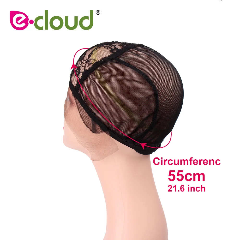 5-30pcs/bag Full Lace Wig Caps For Making Wigs And Hair Weaving Stretch Adjustable Wig Cap Hot Black Cap For Wig Hair Net