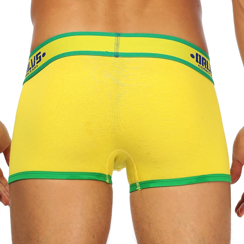2019 сексуальные боксеры мужское нижнее белье Cueca мужские хлопковые мягкие трусы