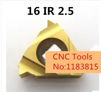 

16 IR 2.5 ISO ,Indexable Tungsten Carbide Threading Lathe Inserts for Threaded Lathe Holder,thread turning tool holders