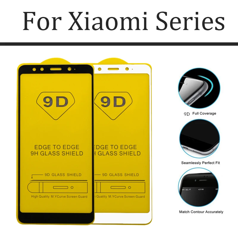 9D защитное стекло на для Xiaomi 5x a1 6 6x A2 закаленная glas cam ksio mi xio tremp x2 a 1 2x6 5 x защитная