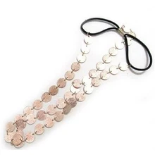 2017 NEW Disc Coin Crown Hair Cuff Wrap Headband Headdress Boho Chain