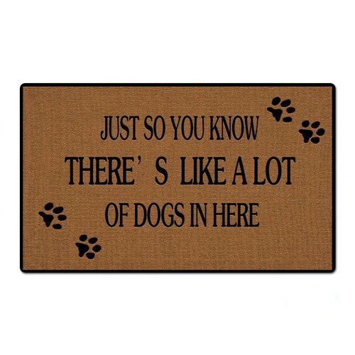 a lot of dogs doormat