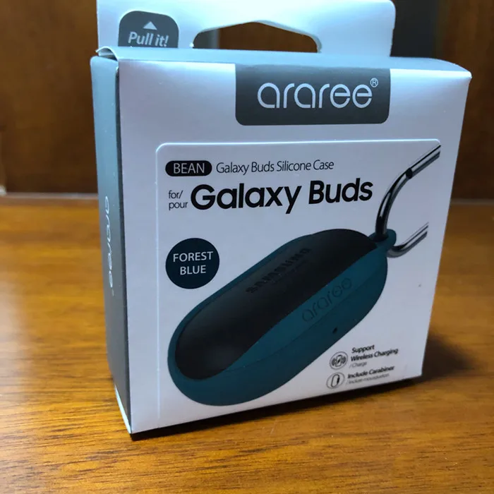 Чехол Araree для samsung Galaxy Buds, силиконовый чехол для зарядки, противоударный защитный чехол - Цвет: Forestblue