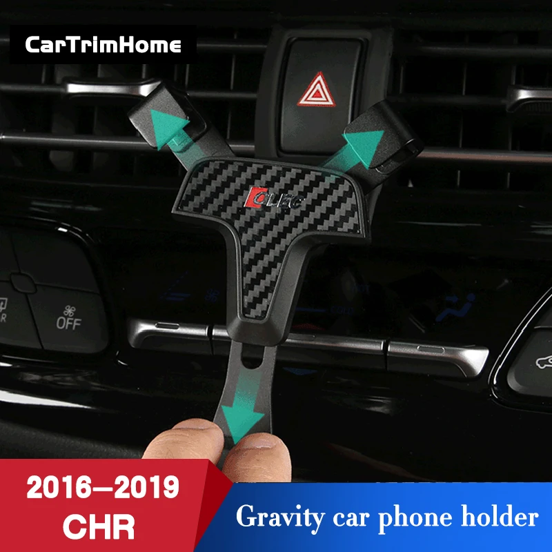 Аксессуары C hr держатель телефона для Toyota CHR 2016 2017 2018 2019 Гравитационный мобильного