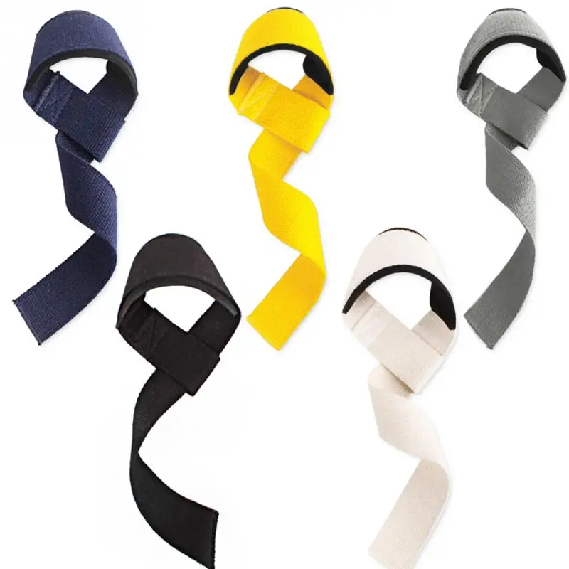

Lifting Wrist Straps Sports Booster Anti-Skid GripBelt For Weightlifting Bodybuilding Strength Training Elastic Bands for Fitnes
