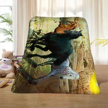 P#112 Custom Horse#21 Home Decoration Bedroom Supplies Soft Blanket size 58×80,50X60,40X50inch SQ01016@H+112