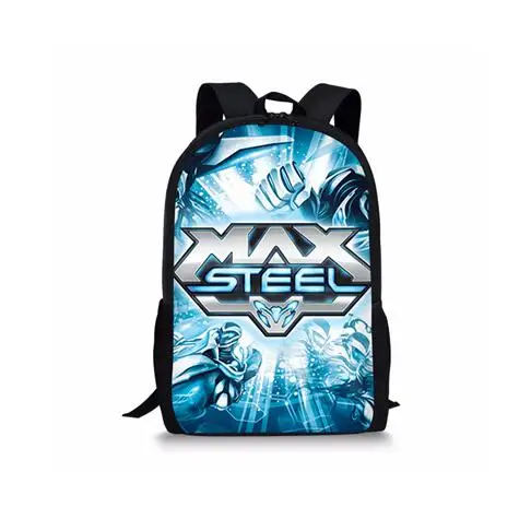 photo color Max steel/Комплект детских школьных сумок из 3 предметов, рюкзак для мальчиков с мультяшным принтом, пенал, Детская Наплечная школьная сумка, Mochila Infantil Escolar - Цвет: photo color