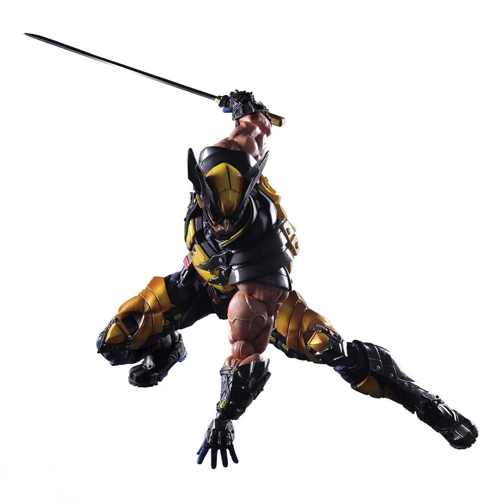 X-men Play Arts Kai Wolverine James Logan Howlett фигурка в масштабе окрашенная вариант Аниме ПВХ экшн и игрушки Фигурки Коллекция моделей