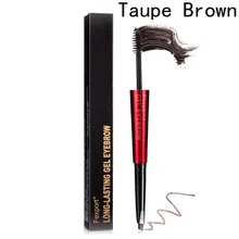 Двойной карандаш для бровей, тату-крем для бровей, водонепроницаемый, не стирается, макияж, цвет легко окрашивается, дополнительно натуральные большие глаза