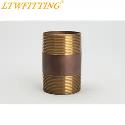 LTWFITTING Латунная Труба 3-1/2 "Длинный ниппель фитинг 2" Мужской NPT Air Water