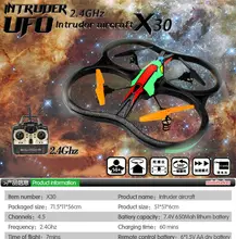 Nova chegada em grande escala RC Quadcopter Zangão Headless 2.4G 4-Axis RC Tempo Real Helicóptero Quad helicóptero Brinquedos de presente de aniversário