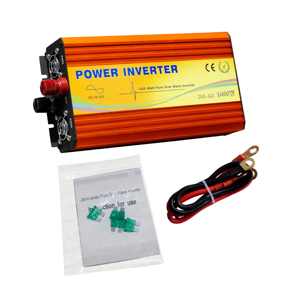 ECO-SOURCES 1000W Inverter 12V to 220V Off Grid Inverter 1KW Inverter for Solar Panel Solar System