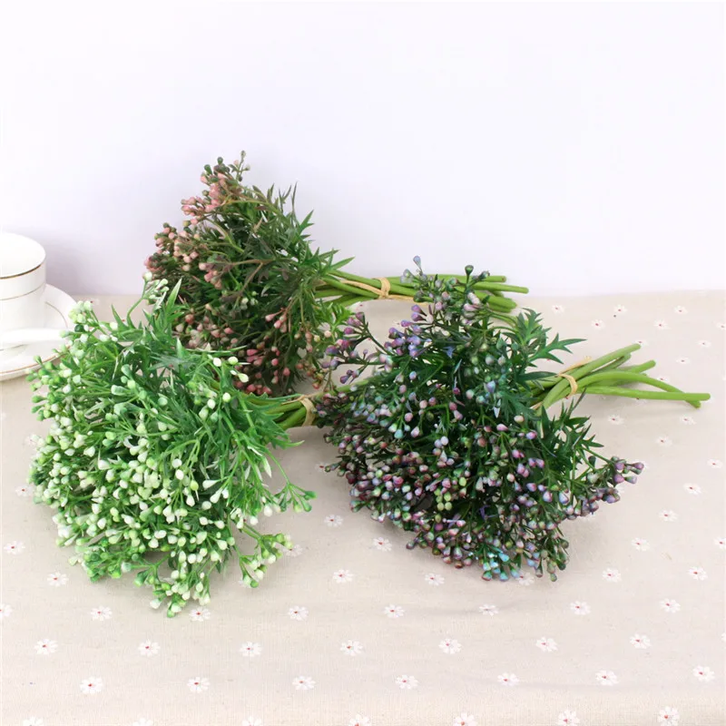 DIY моделирование Ai Bean grass пластиковый букет цветов для дома Свадебные растения