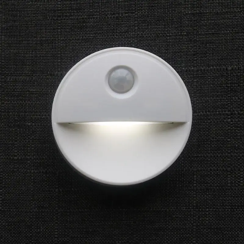 

HobbyLane Round Shape Infrared Human Body Induction Lamp for Home Wall Cabinet Night Light