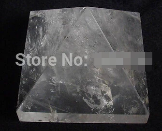 

A NATURAL CLEAR RAINBOW QUARTZ CRYSTAL PYRAMID POLISHED HEALING (0601)