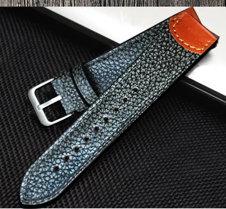 For Samsung Gear S3 Leather Watch band reloj hombre marca de lujo For Huawei Watch Strap For Huami Amazfit 1 2 (4)