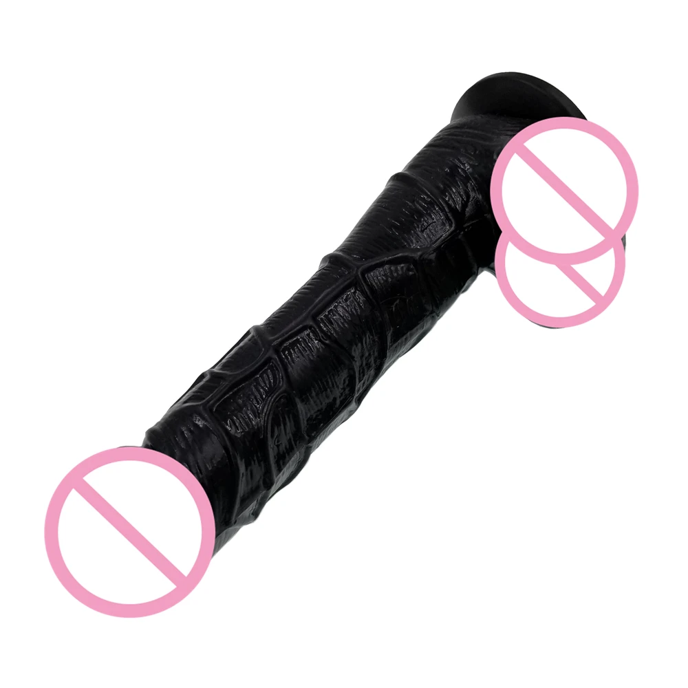 Utinta Leptura 19.5cm Whopper Black Realistic Dildos Sucker Dick for Women Erotic Sex Toys Simulation Male Penis Adult Products