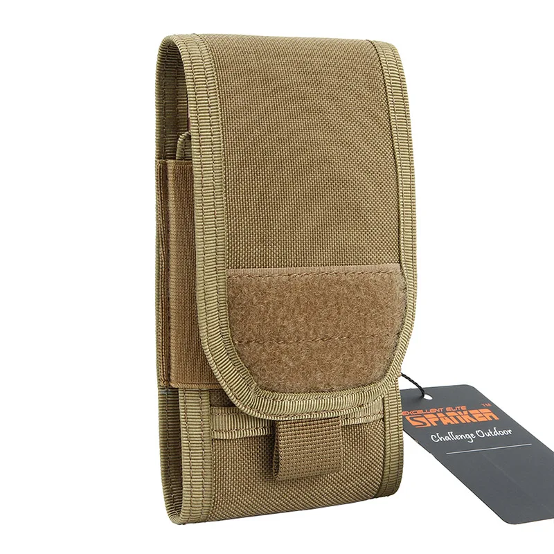 

Excellent Elite Spanker Outdoor MOLLE Cell Phone Running Bag Holster Pocket For Phone 5.5 Inch Universal Magic Tap Version