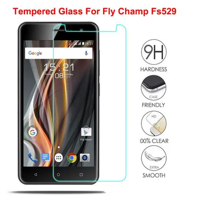 2PCS For Fly Champ Fs529 Tempered Glass 9H High Quality Explosion-proof Phone Screen Protector Film For Fly Fs529 Glass 2PCS For Fly Champ Fs529 Tempered Glass 9H High Quality Explosion-proof Phone Screen Protector Film For Fly Fs529 Glass