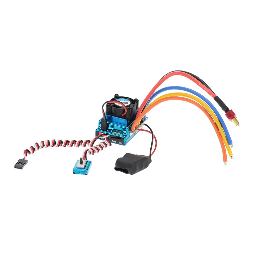 120A Бесщеточный Регулятор скорости ESC для автомобиля 1/8 1/10 1/12|esc speed controller|speed