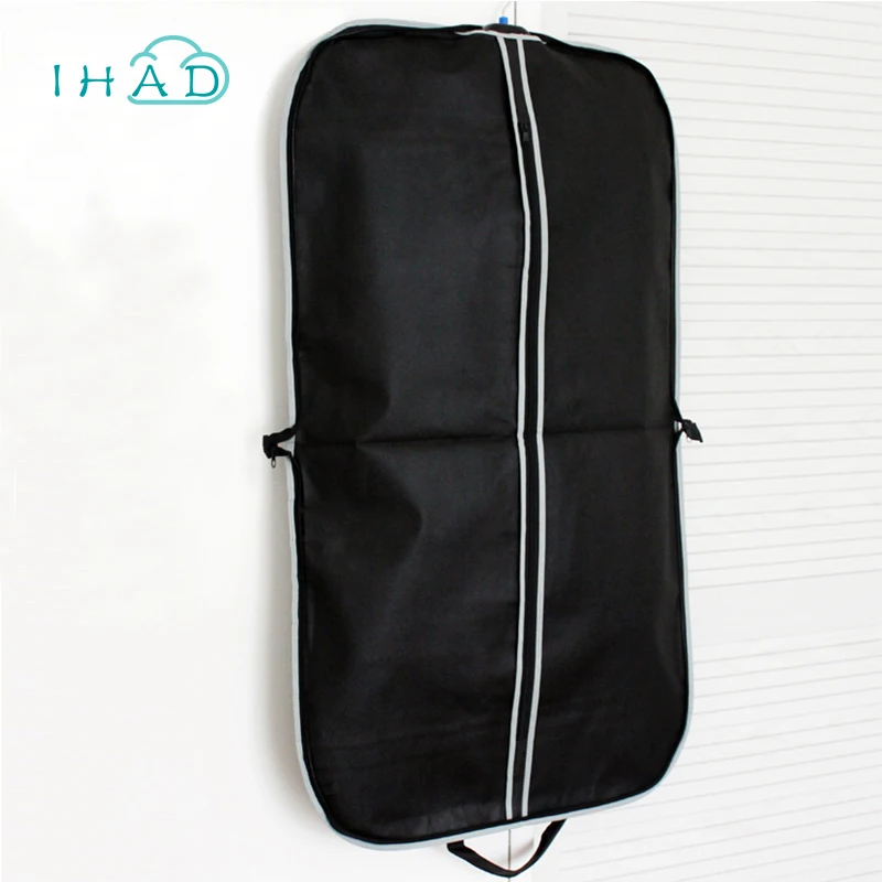 Black clothing Dust proof bag folding multifunction organizer storage bag holding hand portable