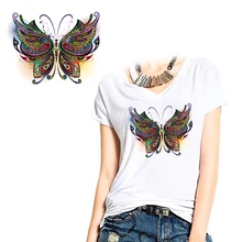 Butterfly Shaped Heat Transfer Patch DIY T-Shirt Backpack Jacket Ironing Heat Transfer Sticker Washable nucleation condensation and heat transfer