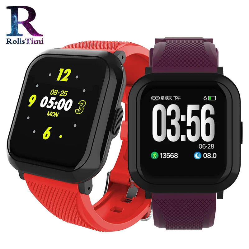 

Women Smart Watch IP68 Waterproof Smartwatch Men Heart Rate Blood Pressure Wristband Fitness Tracker Sport Watch for IOS Android