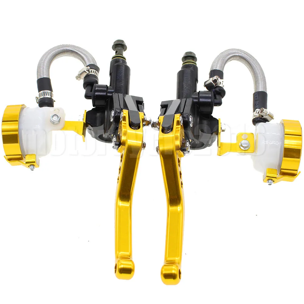 7/8 22MM Universal Motorcycle Hydraulic Brake Clutch Levers Master Cylinder For Suzuki 200-500CC Moto Hydraulic Brake Lever цена 7/8 22MM Universal Motorcycle Hydraulic Brake Clutch Levers Master Cylinder For Suzuki 200-500CC Moto Hydraulic Brake Lever цены онлайн