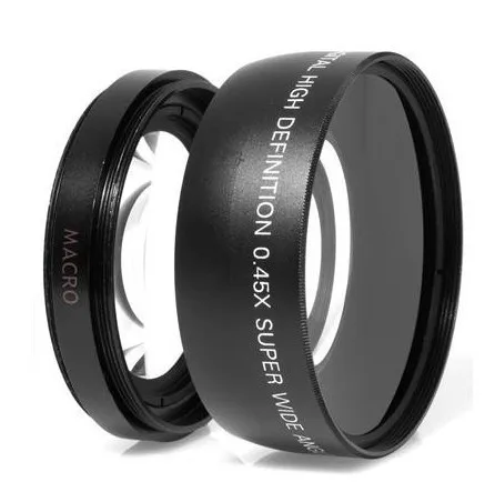 Wide Angle Conversion Lens 58MM 0.45x Wide Angle with Macro Lens for Canon Nikon EOS 350D/ 400D/ 450D/ 500D/ 1000D/ 550D/ 600D/ 1100D wide angle conversion lens,camera prime lens