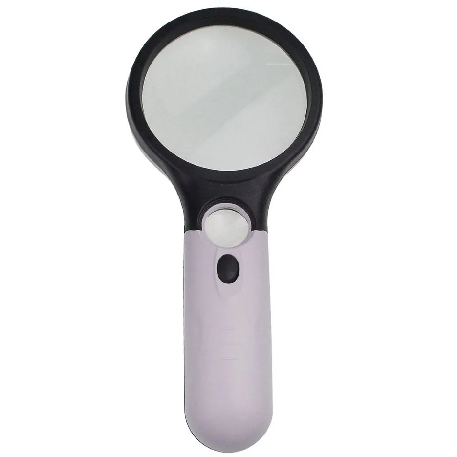 

Selling Handheld 3X 45X Illuminated Magnifier Microscope Magnifying Glass Aid Reading for Seniors loupe Jewelry Repair Tool