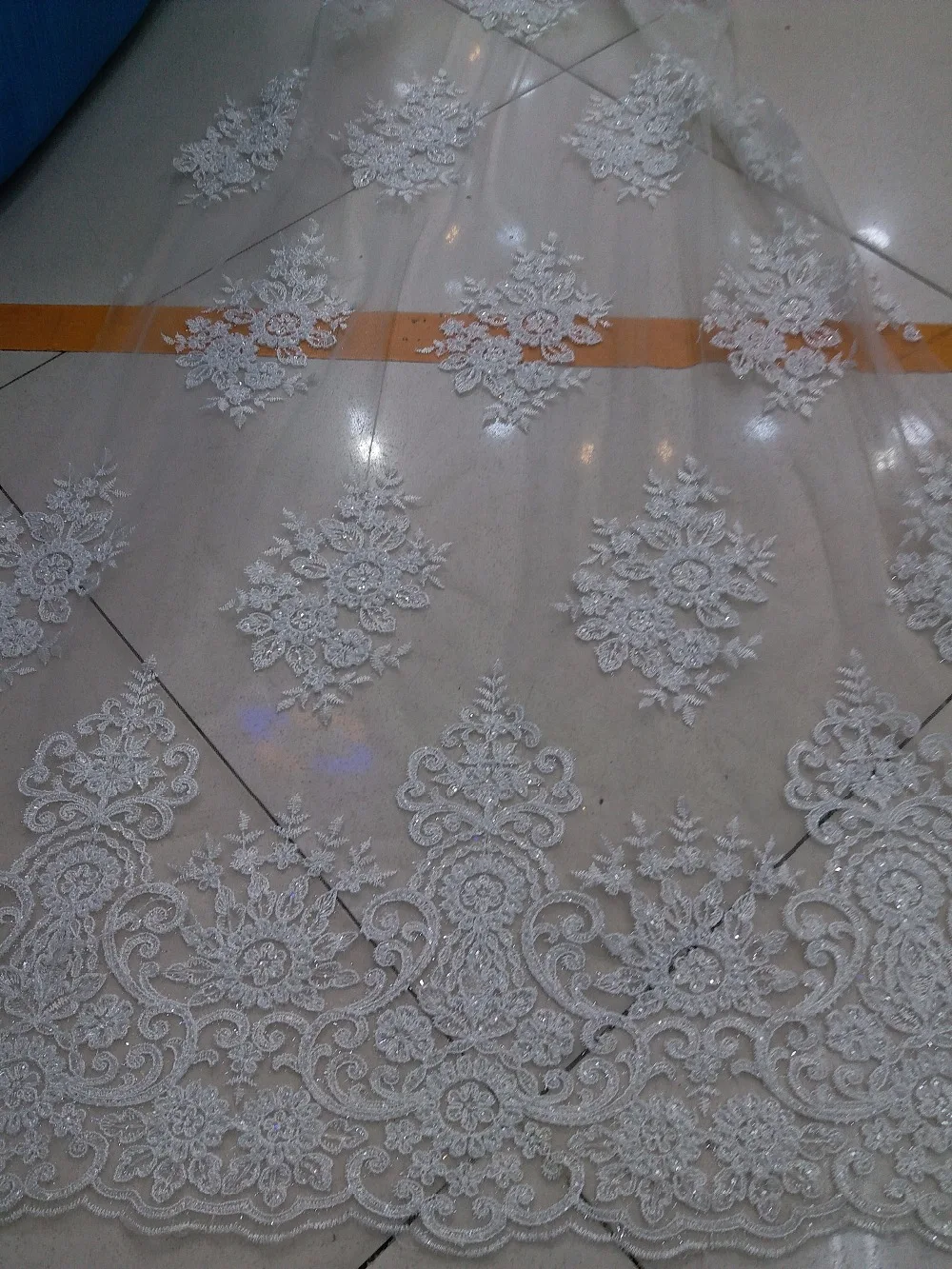 Модный Белый африканский кружевной тюль африканская французская кружевная ткань для свадебного платья