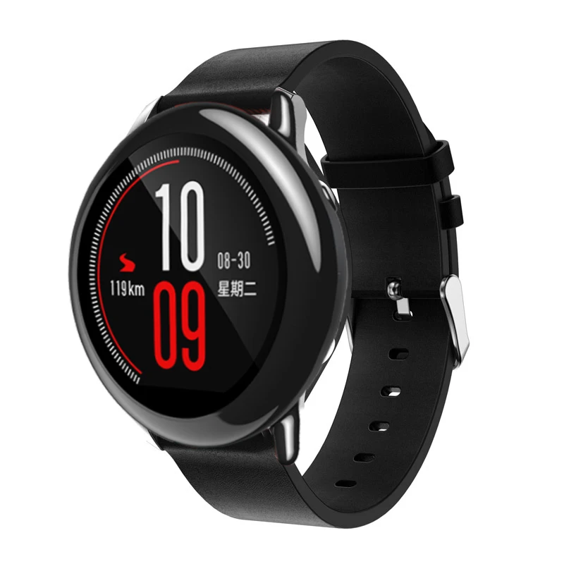 Ремешок для часов Xiaomi Huami Amazfit bip correa спортивные часы из натуральной кожи смарт с