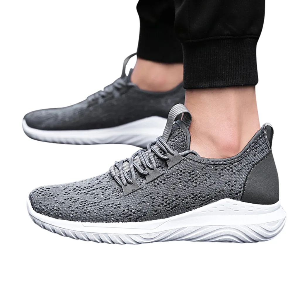 

KANCOOLD Men's Sneakers Trend Korean Version Of Breathable Running Shoes Mesh Platform Summer Comfortable Travel Sports Shoes