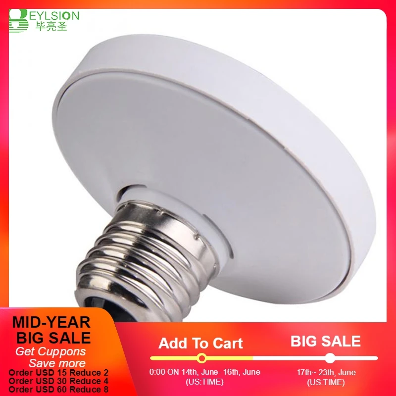 

2X E27 To GX53 Base Plastic Light Bulb Lamp holder socket gx53 led light base Socket Holder Adapter