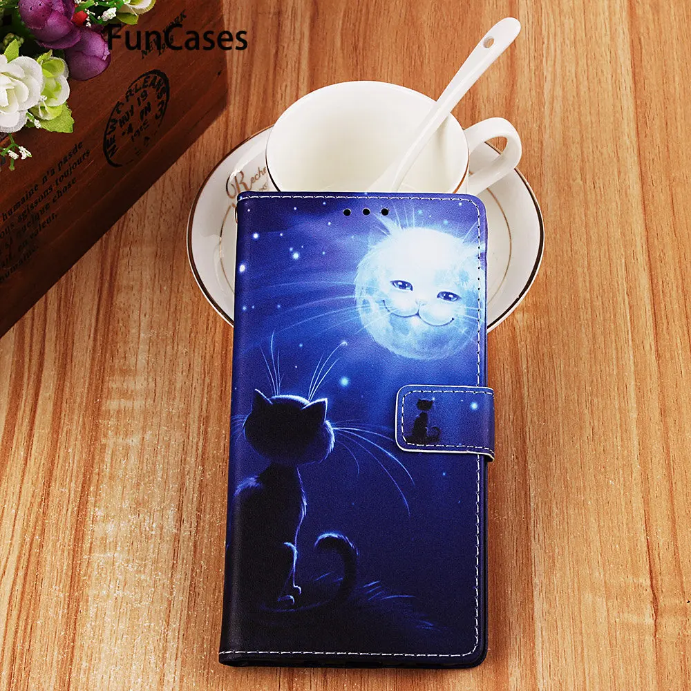 Чехлы для телефонов estuche samsung J6 Plus Fox из искусственной кожи с откидной крышкой