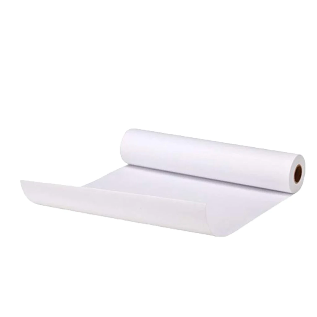 1 Roll Kraft Paper White Craft Wrapping Paper for Crafts Projects, Gift Packing Paper, Table Cover Table Runner - 0.3 x 3 meter 